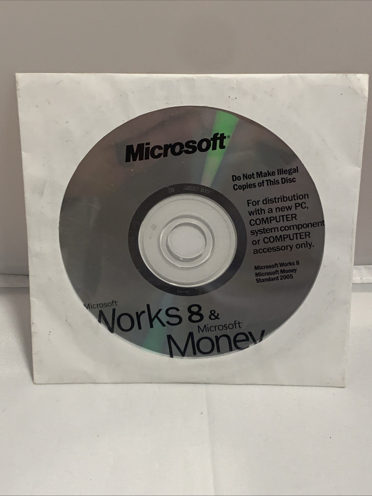 HP Microsoft Works 8 / Money 2005 with MS Office 2003 Trial Activation Key