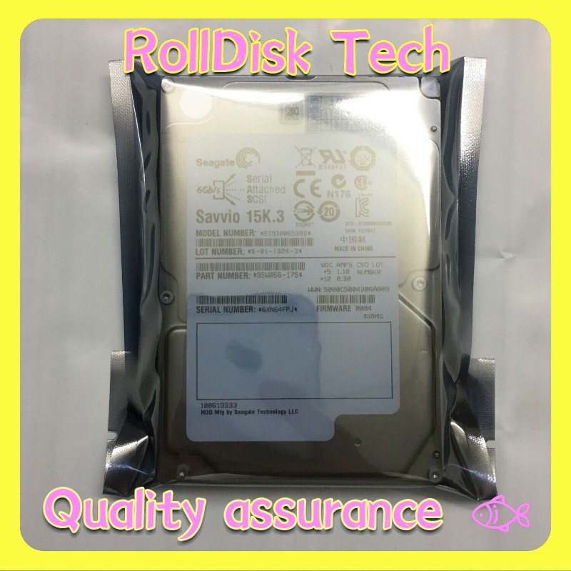 ST9300653SS Seagate 300GB 15K RPM 6Gb/s 2.5" SAS HDD Hard Drive (ST9300653SS)
