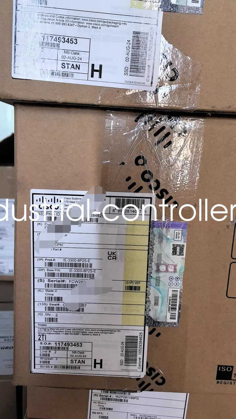 1PCS NEW CISCO IE-3300-8P2S-E Gigabit Switch Fast Shipping Via Fedex /DHL