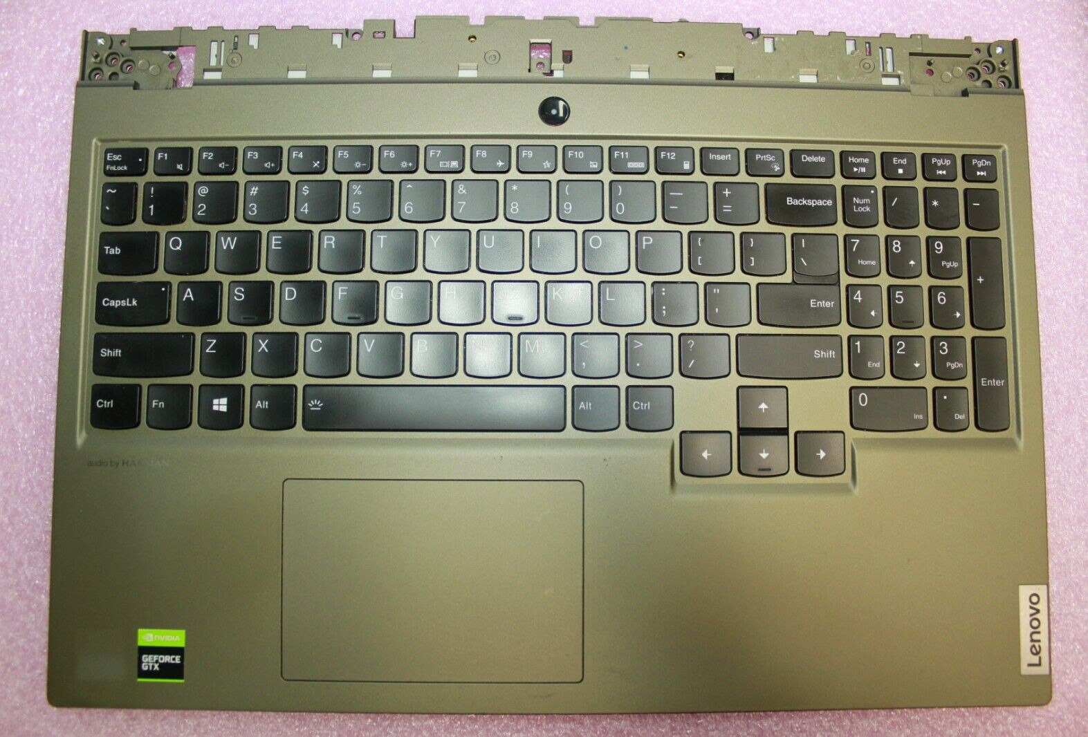 Lenovo Legion 5-15IMH05H Laptop Palmrest with Keyboard/Touchpad AM1HV000300 READ