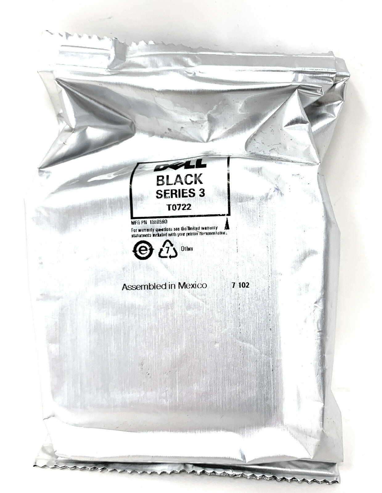 DELL T0722 SERIES 3 ORIGINAL BLACK CARTRIDGE FOR DELL PERSONAL PRINTER J740