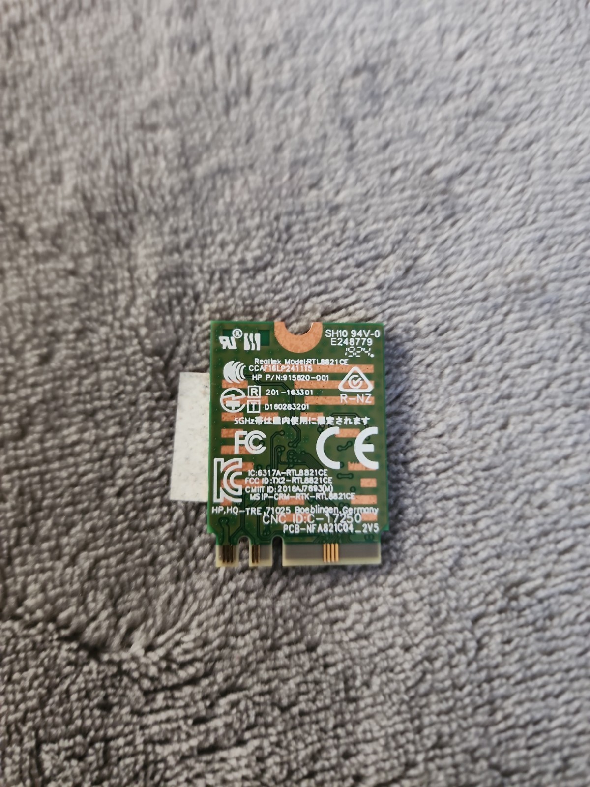 Genuine Realtek RTL8821CE 802.11 Ac 1x1 WiFi + Bluetooth 4.2 Adapter 