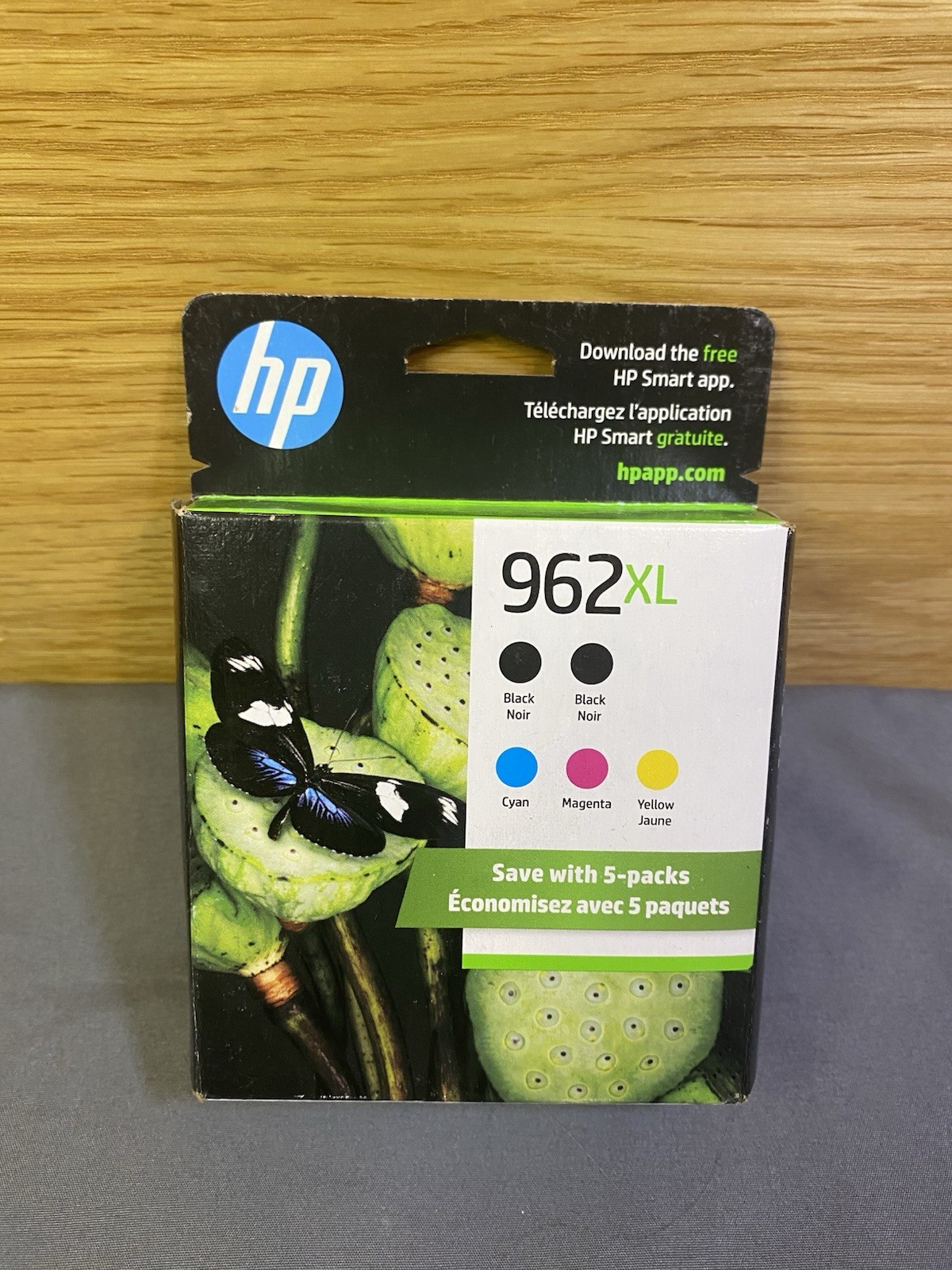 HP 962XL 5-PACK Bundle BLACK + COLOR - Brand New