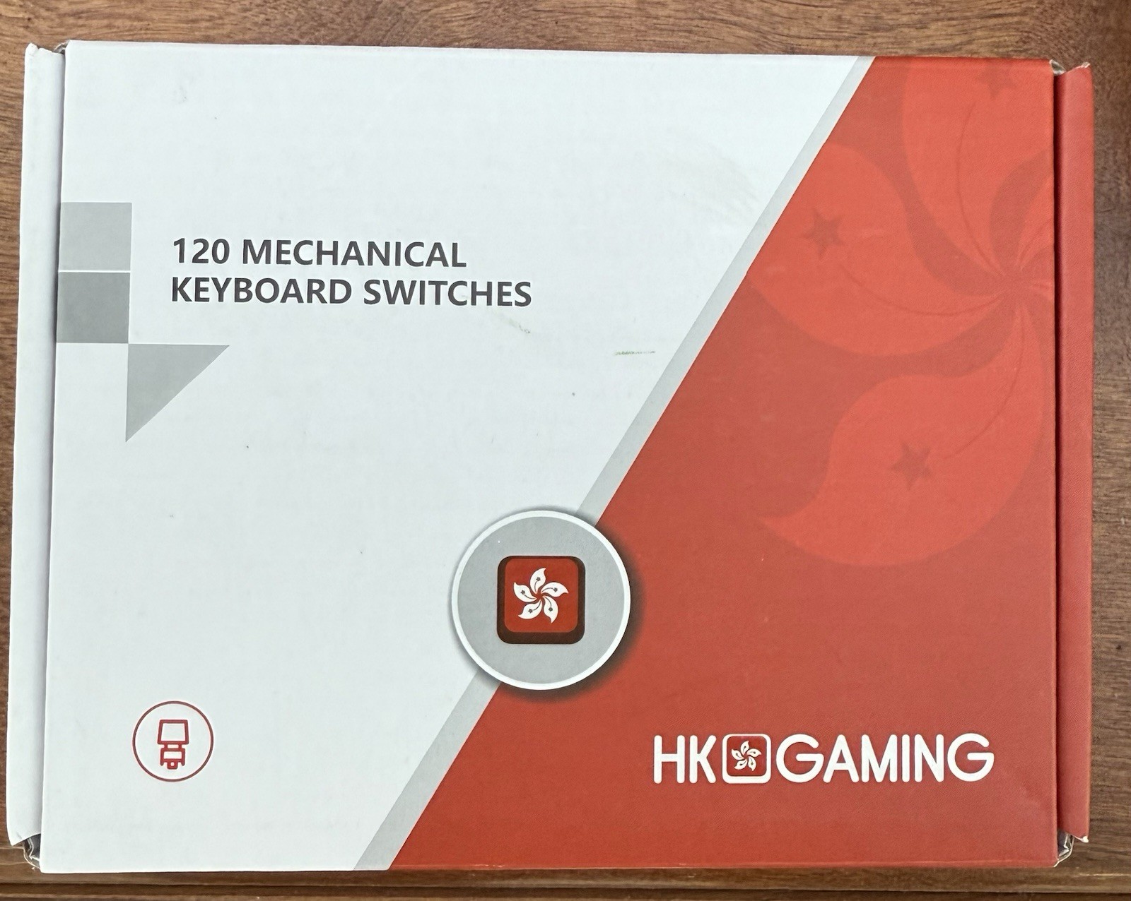 Gateron HK Gaming Ks9 Mechanical Keyboard Switches 120 White/clear NEW