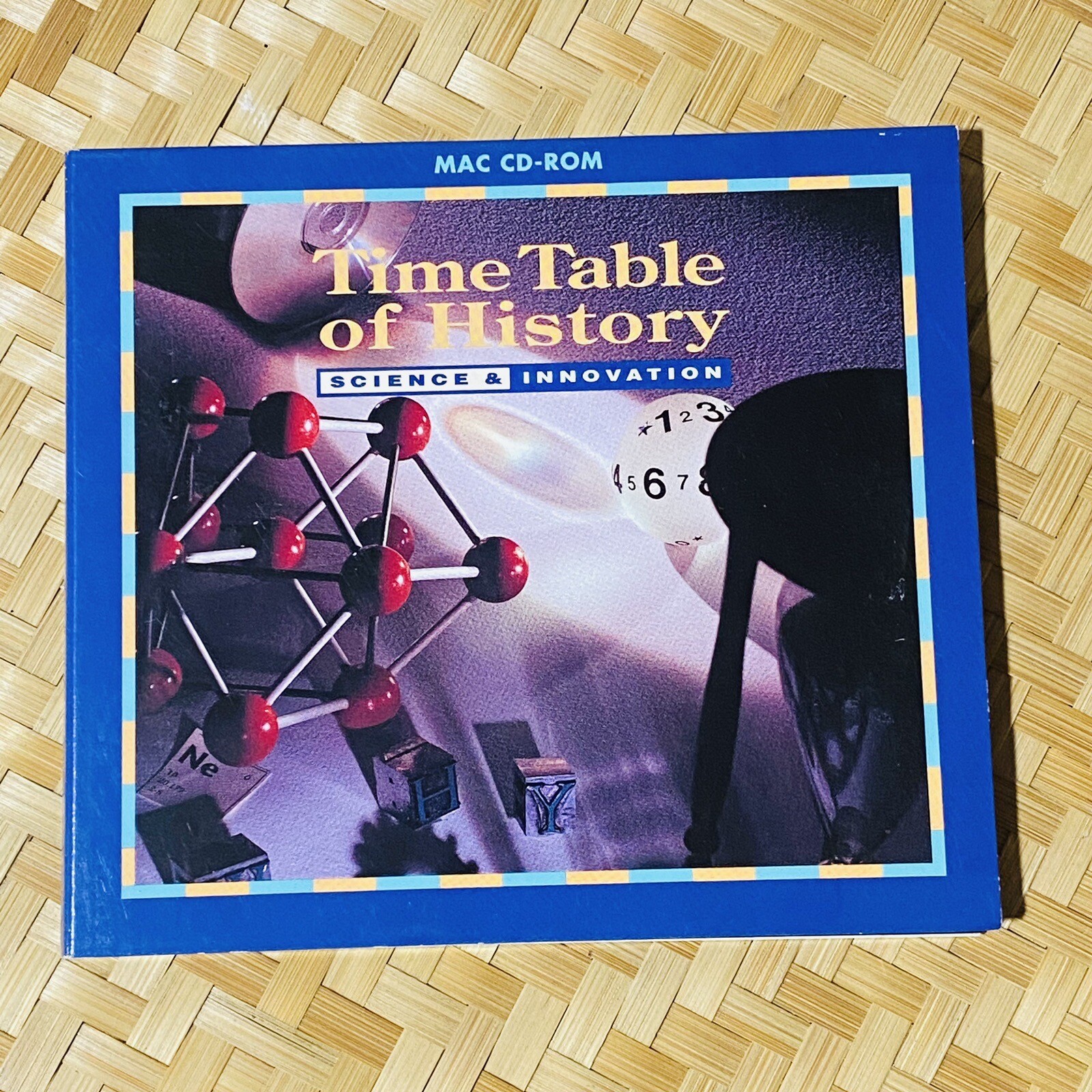 Vtg Time Table of History Science & Innovation Apple Macintosh CD-ROM Mac 1991