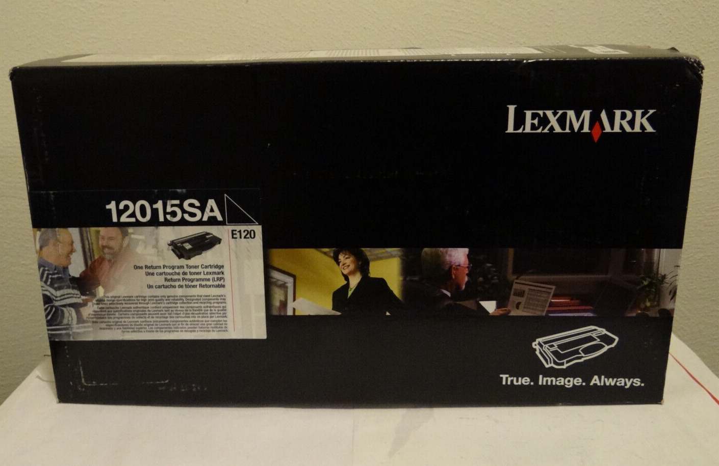 New Sealed Genuine Lexmark 12015SA (E120) Black Toner Cartridge 2,000 Page Yield