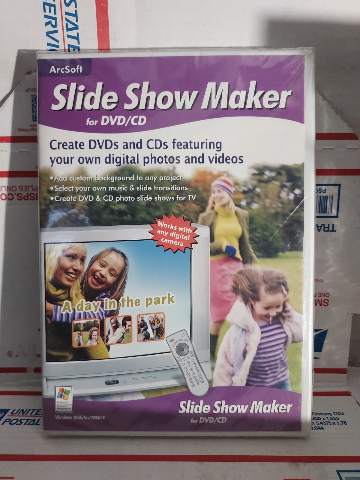 Rare New ArcSoft Slide Show Maker - Create Photo & Video DVDs/CDs NEW - #202