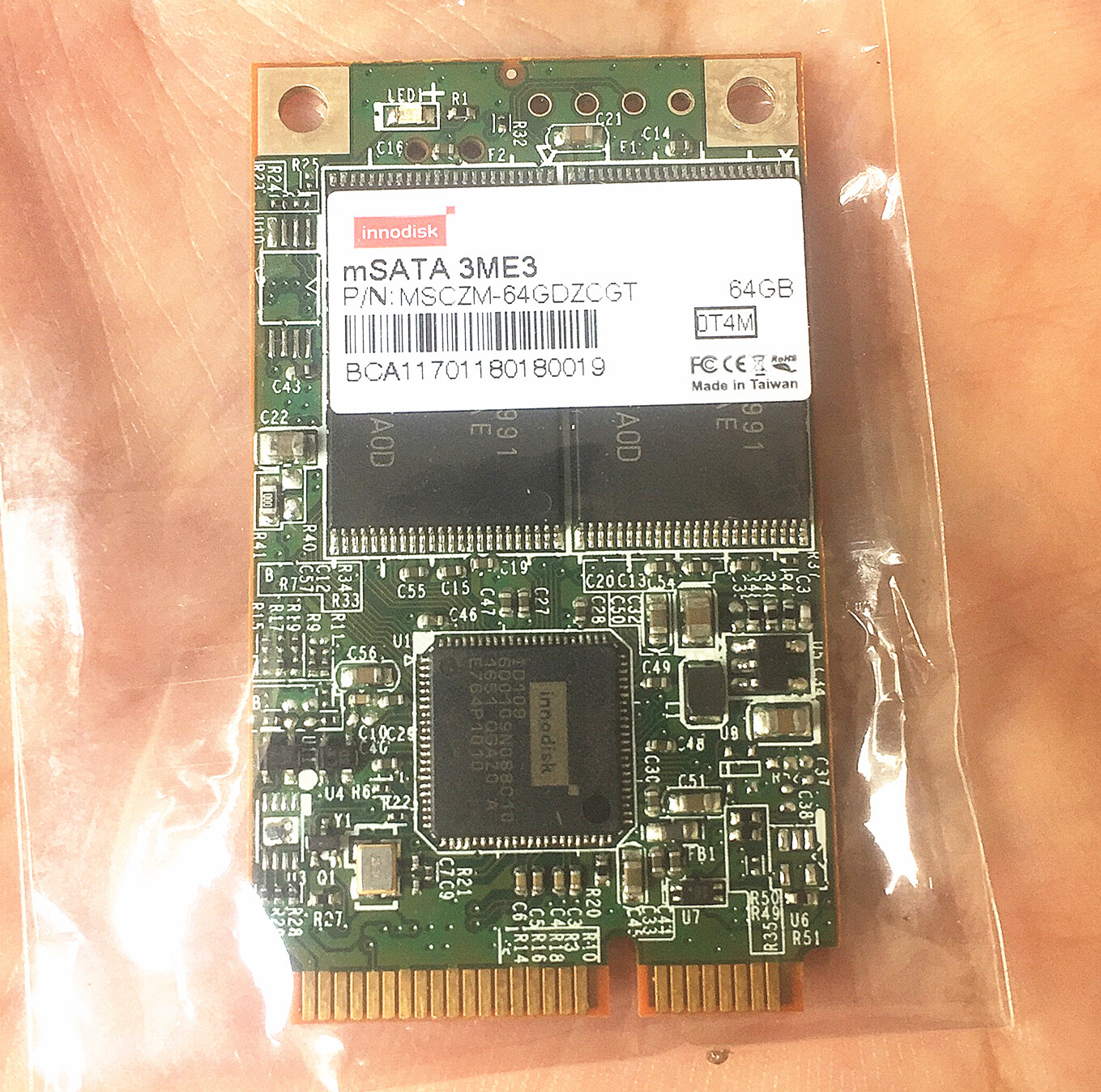 1PCS 64GB innodisk ssd mSATA 3ME3 MSACZM-64GDZCGT