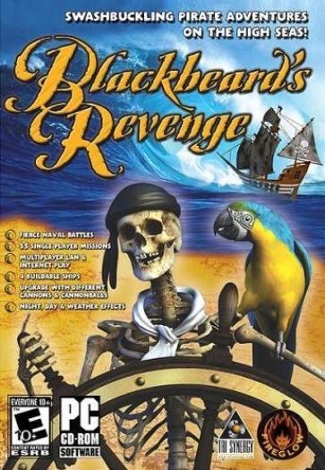 Blackbeard's Revenge PC CD captain pirate ship high seas gold find treasure game