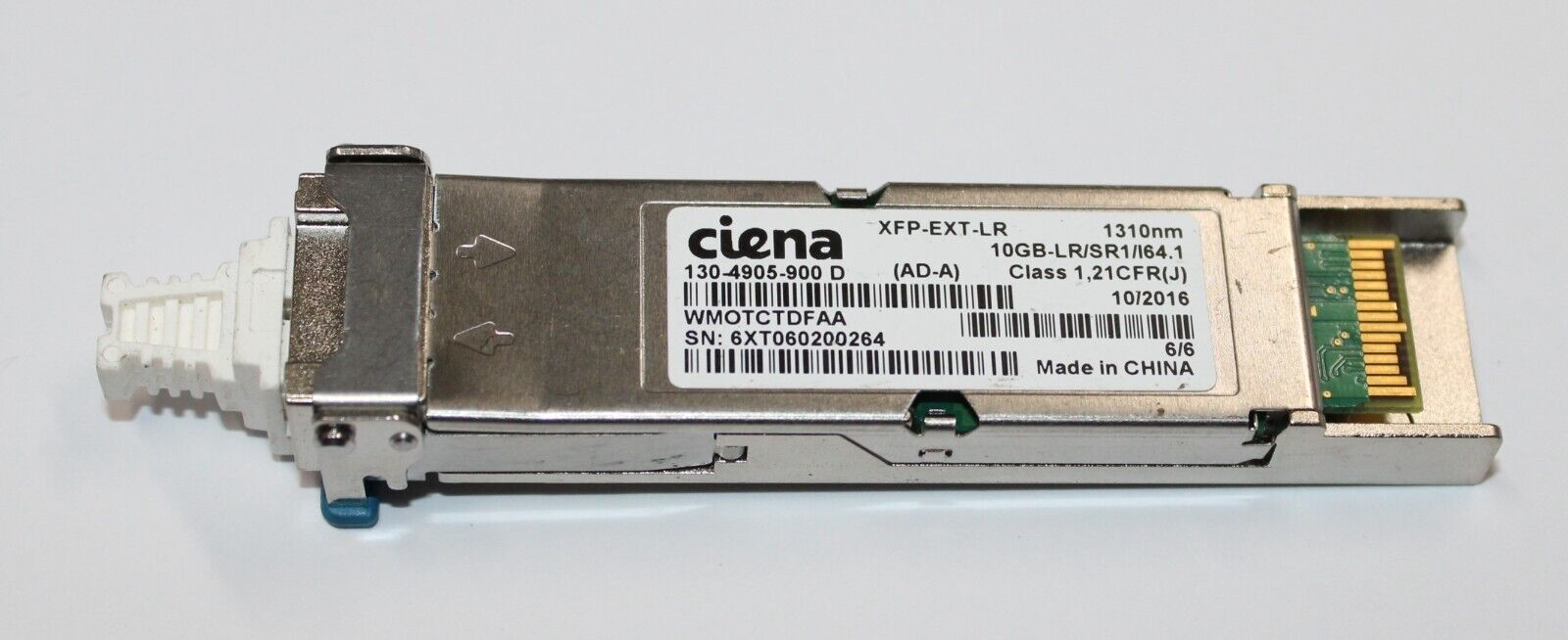 Ciena | XFP-EXT-LR | 130-4905-900 D | 10GB-LR/SR1/I64.1 Transceiver Module