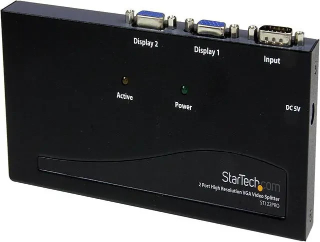 StarTech ST122PRO 2-Port High Resolution 350MHz VGA Splitter