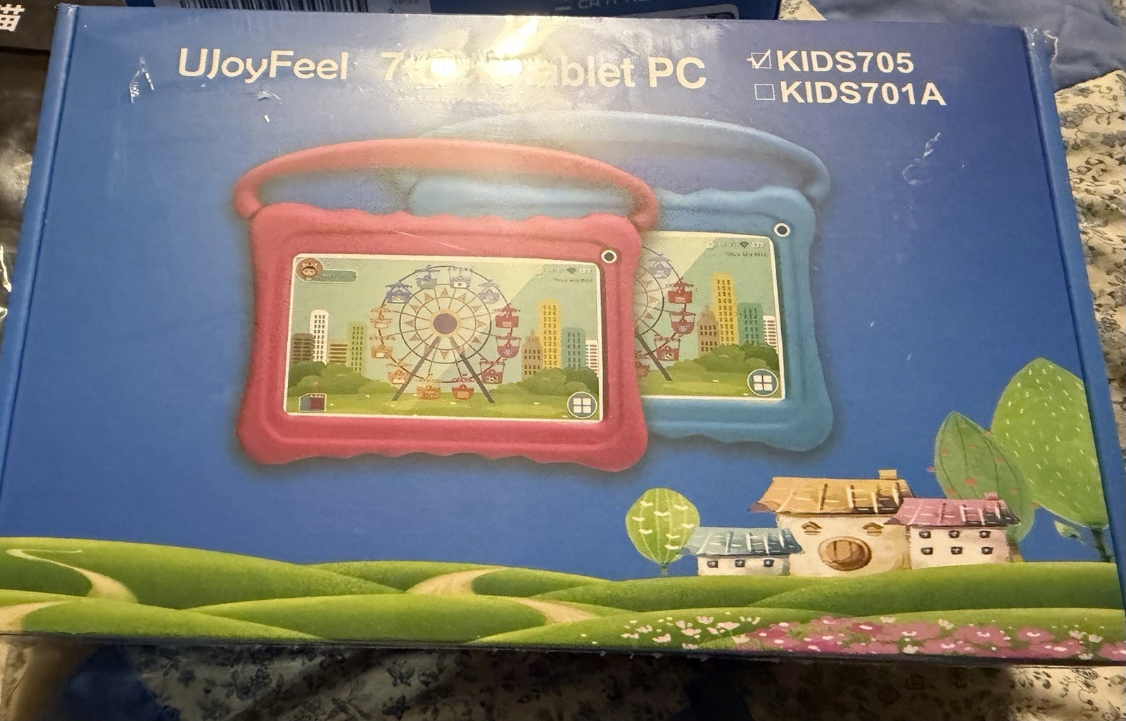 UJoyFeel KIDS705 7" Android Tablet, 2GB RAM, 32GB, Dual Camera, RoseRed NEW SEAL