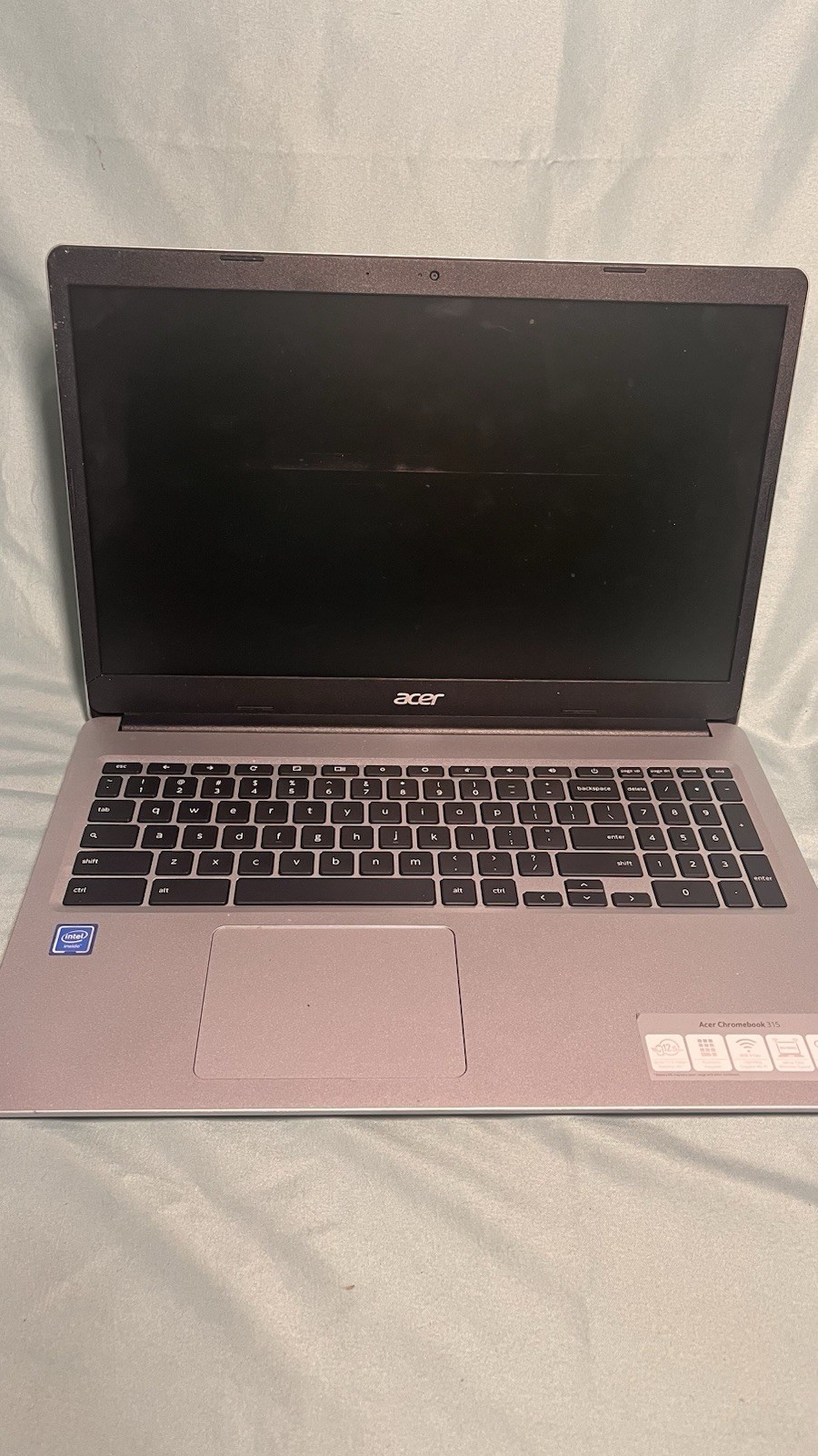 Acer Chromebook Cb 315–3 H Series Model Number N19Q3 For Parts Only￼