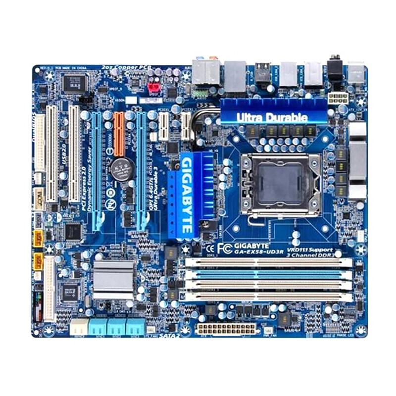 For Gigabyte GA-EX58-UD3R LGA1366 DDR3 ATX Motherboard Tested