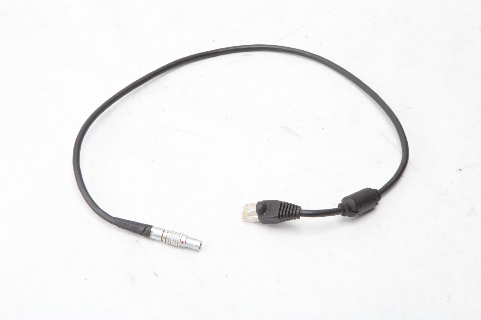 M12 6 Pin Male to RJ45 Ethernet Cable Cat7e Gigabit Shielded Connector T34a