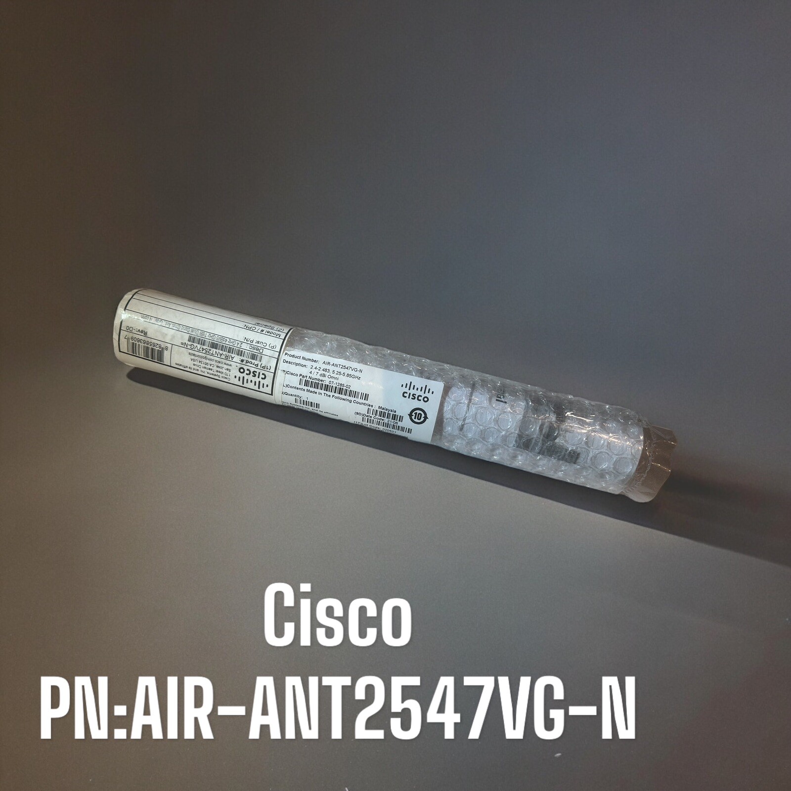 Cisco AIR-ANT2547VG-N Aironet Dual-Band Omnidirectional Antenna 5 GHz 7 dBi NEW