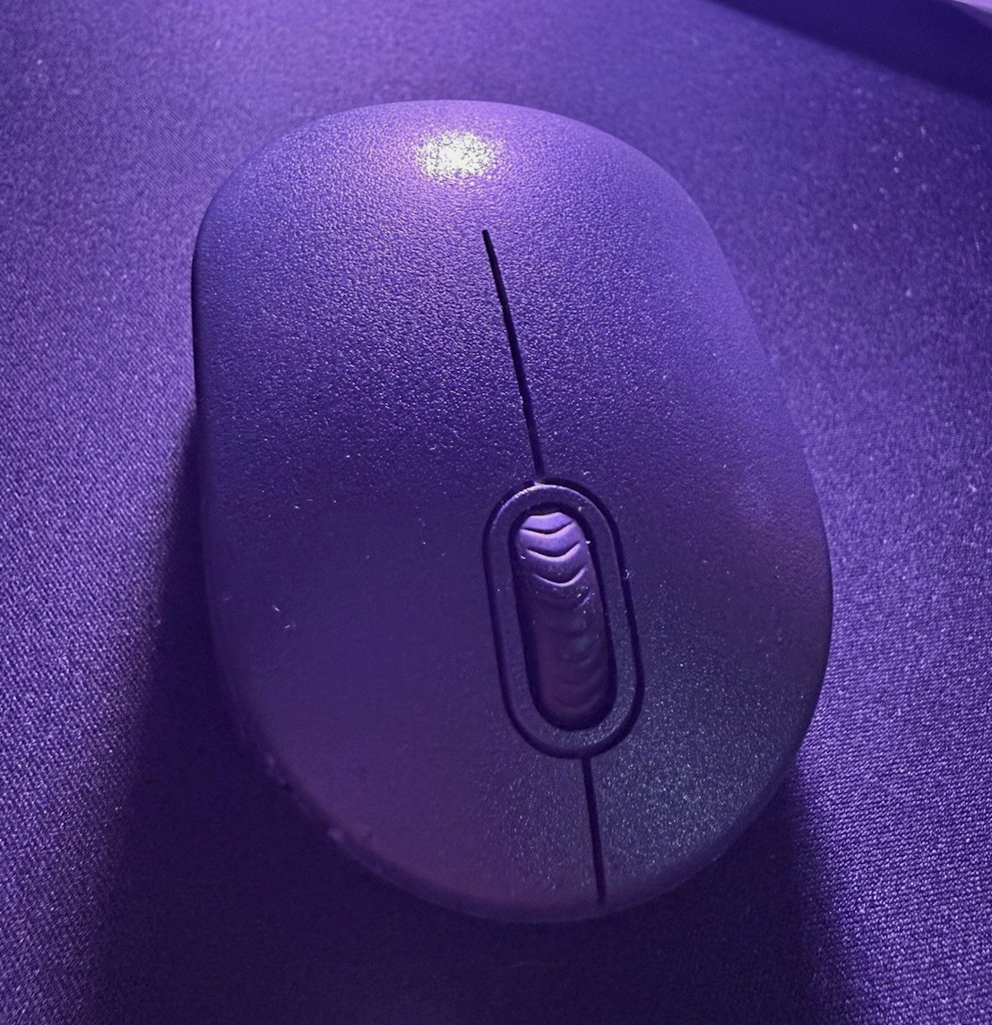 onn. Wireless Optical Standard Mouse Gray 3-Button Scroll Wheel On/Off MPN