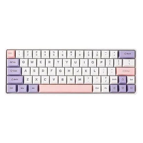 60% Mechanical Keyboard, Wireless Gaming Keyboard, Mulan Switch EP64 (B)