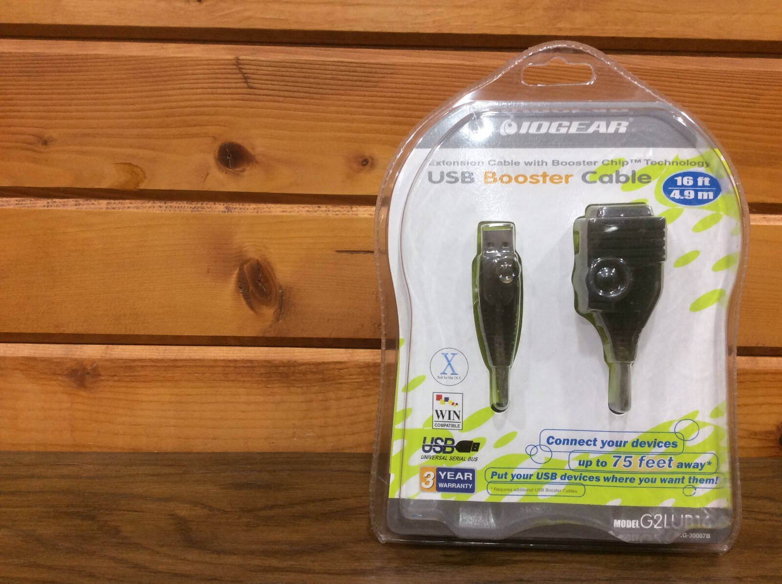 IOGEAR USB BOOSTER CABLE MODEL G2LUB16  NEW