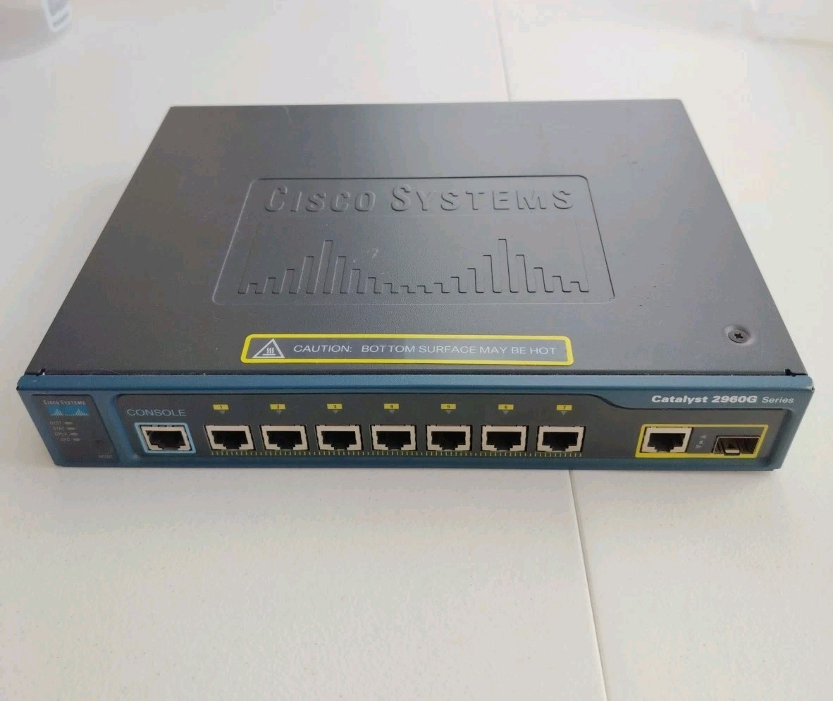Cisco WS-C2960G-8TC-L 8 Port Gigabit Catalyst 2960G Switch