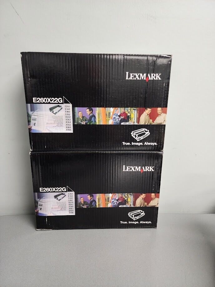 Lexmark E260X22G Photoconductor Kit Lot of 2