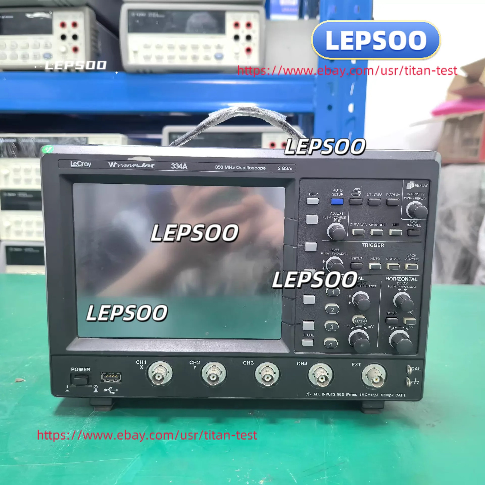 Tested 1PC LeCroy WaveJet 334 350MHz 2GS/s！&