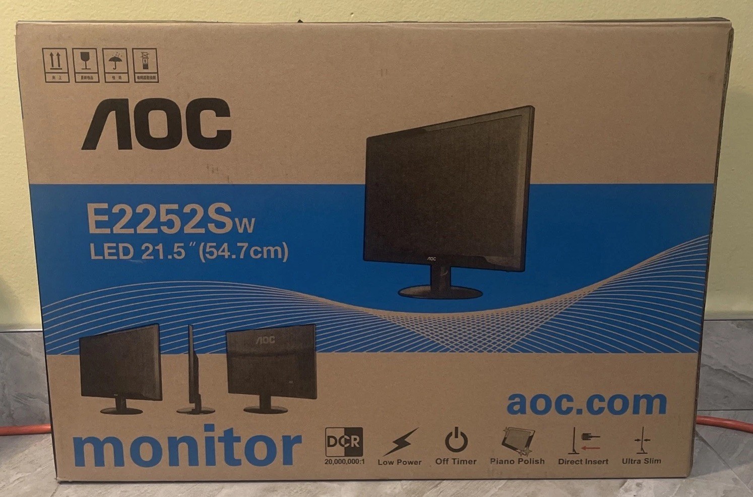LED Monitor AOC E2252Sw 21.5”  Full HD 1080p – New Open Box – Never Used