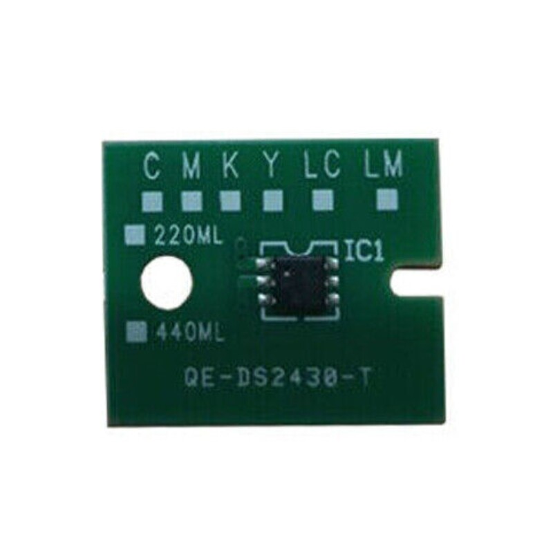 1PC One Time Chip for Mimaki LH100-0597 600ml Cartridge (K,C,M,Y,LC,LM,W,PR)