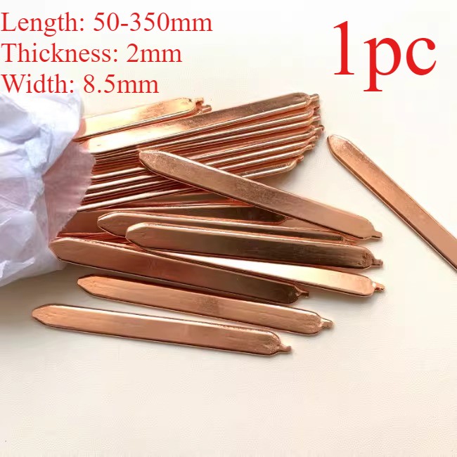 Copper Flat Heat Pipe for Cooling Laptop CPU GPU Heatsink 8.5X2mm length50-350mm