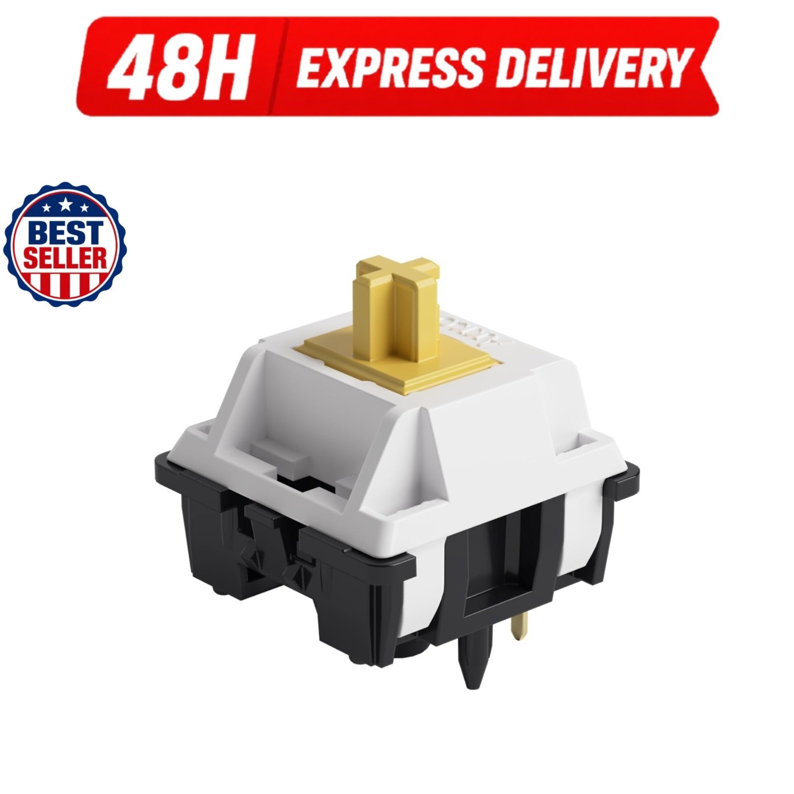 Akko V3 Penguin Tactile Silent Keyboard Switch - 45pcs Mechanical Switches