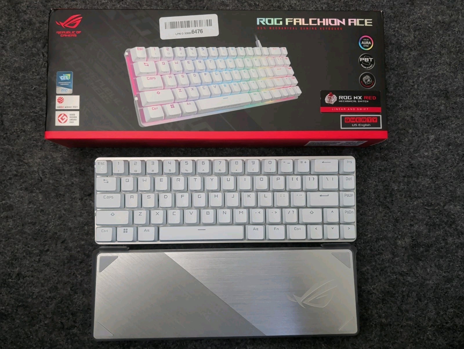 ASUS ROG Falchion ACE Wired 65% Mechanical Gaming Keyboard NX RED Switches