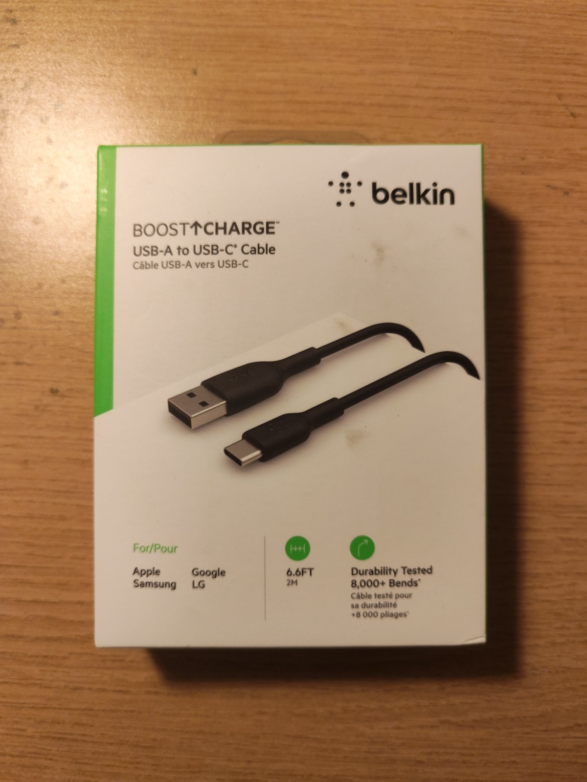 Belkin Boost Charge 6.6 FT USB-A to USB-C™ Charging Cable (CAB001BT2MBK) - [LN]™