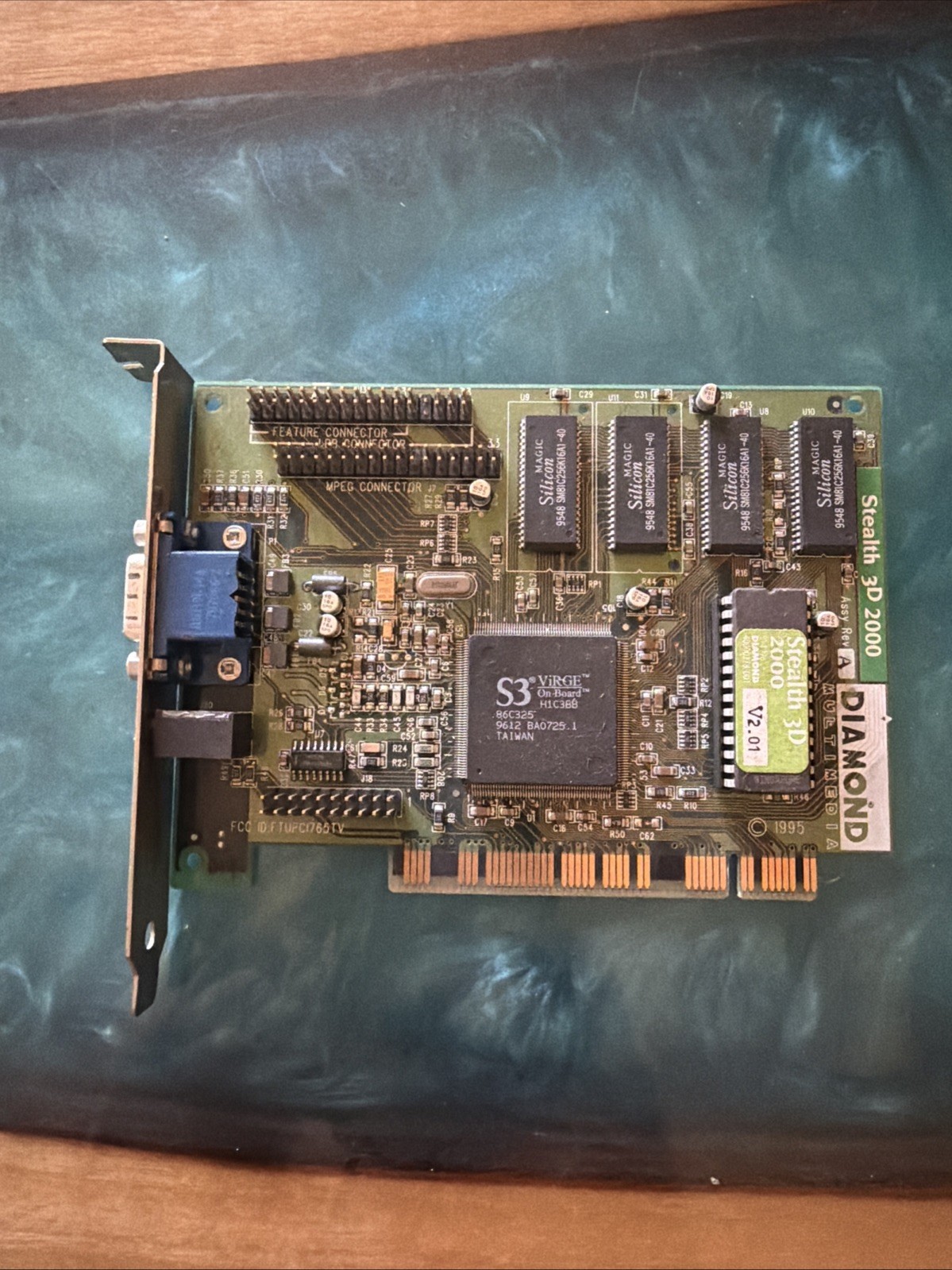 Diamond Multimedia Stealth 3D 2000 S3 Virge 2MB Video Card V2.01