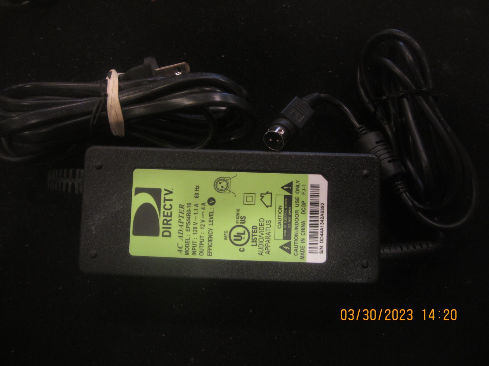 GENUINE DIRECTV HR44 GENIE AC POWER SUPPLY EPS44R0 EPS44R1 EPS44R2 EPS44R3