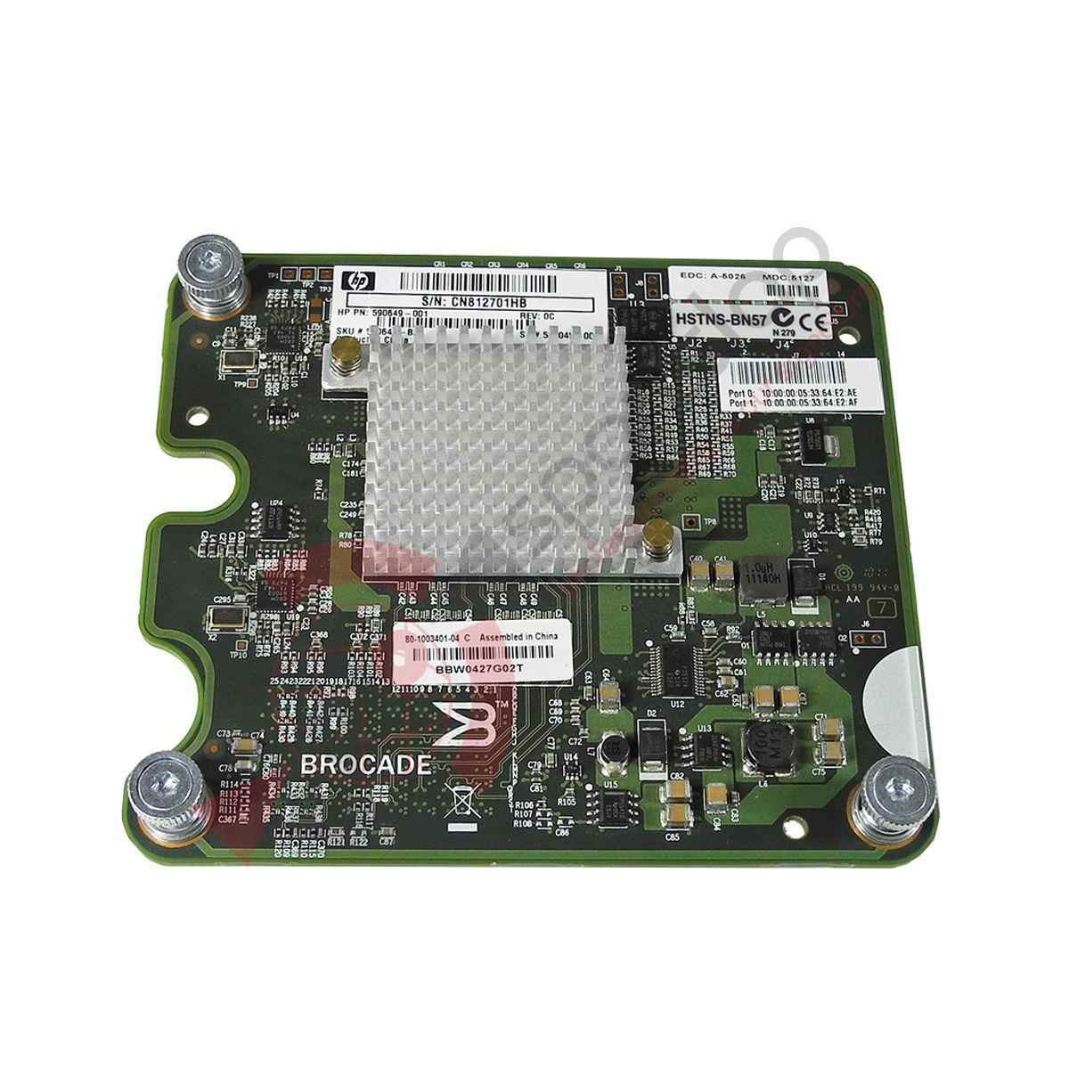 HP BLc BROCADE 804 8Gb FC HBA for HPE BladeSystem c-Class SP# 592045-001