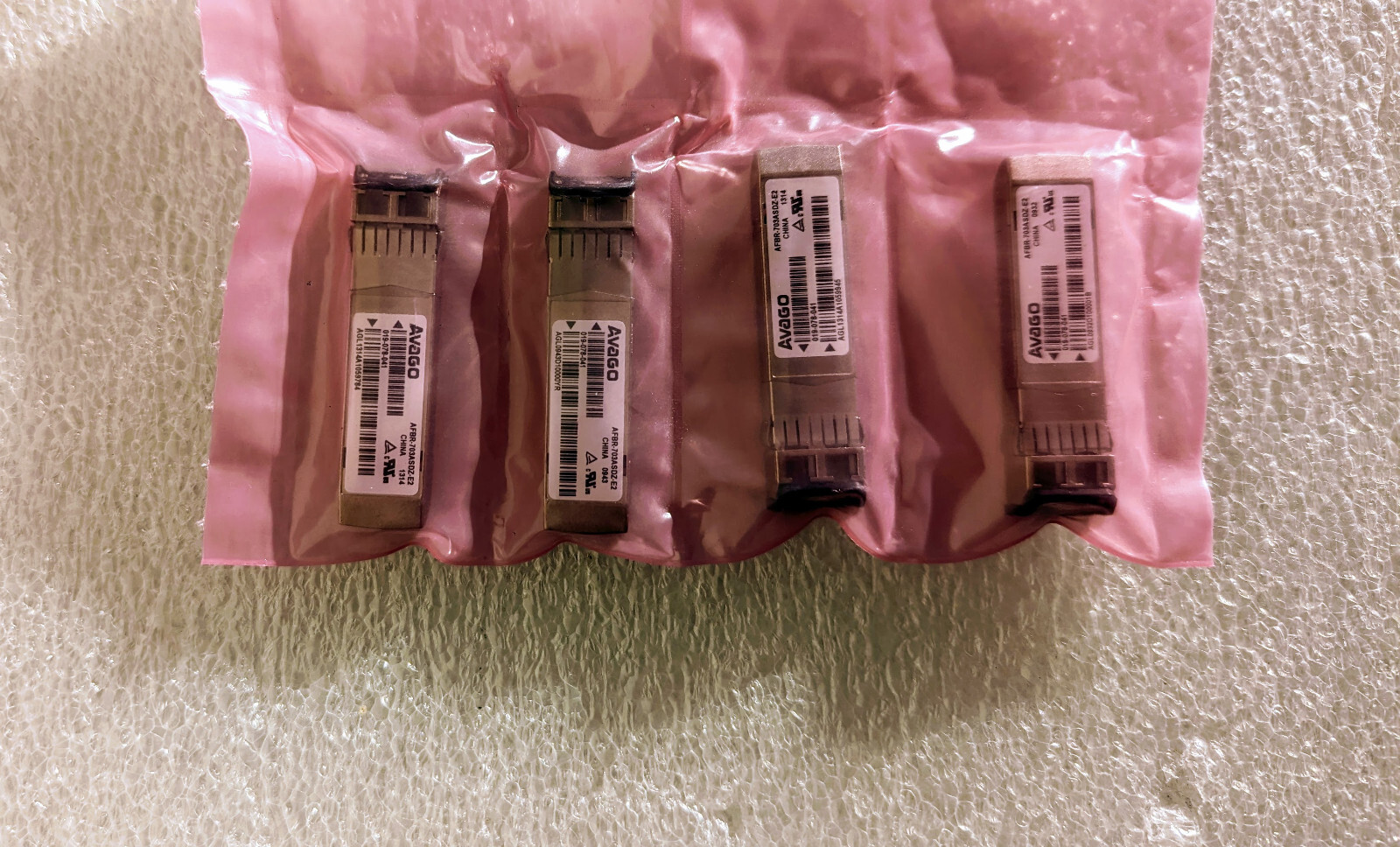 LOT OF 4 Avago AFBR-703ASDZ-E2 Server Transceiver Module 10G FC