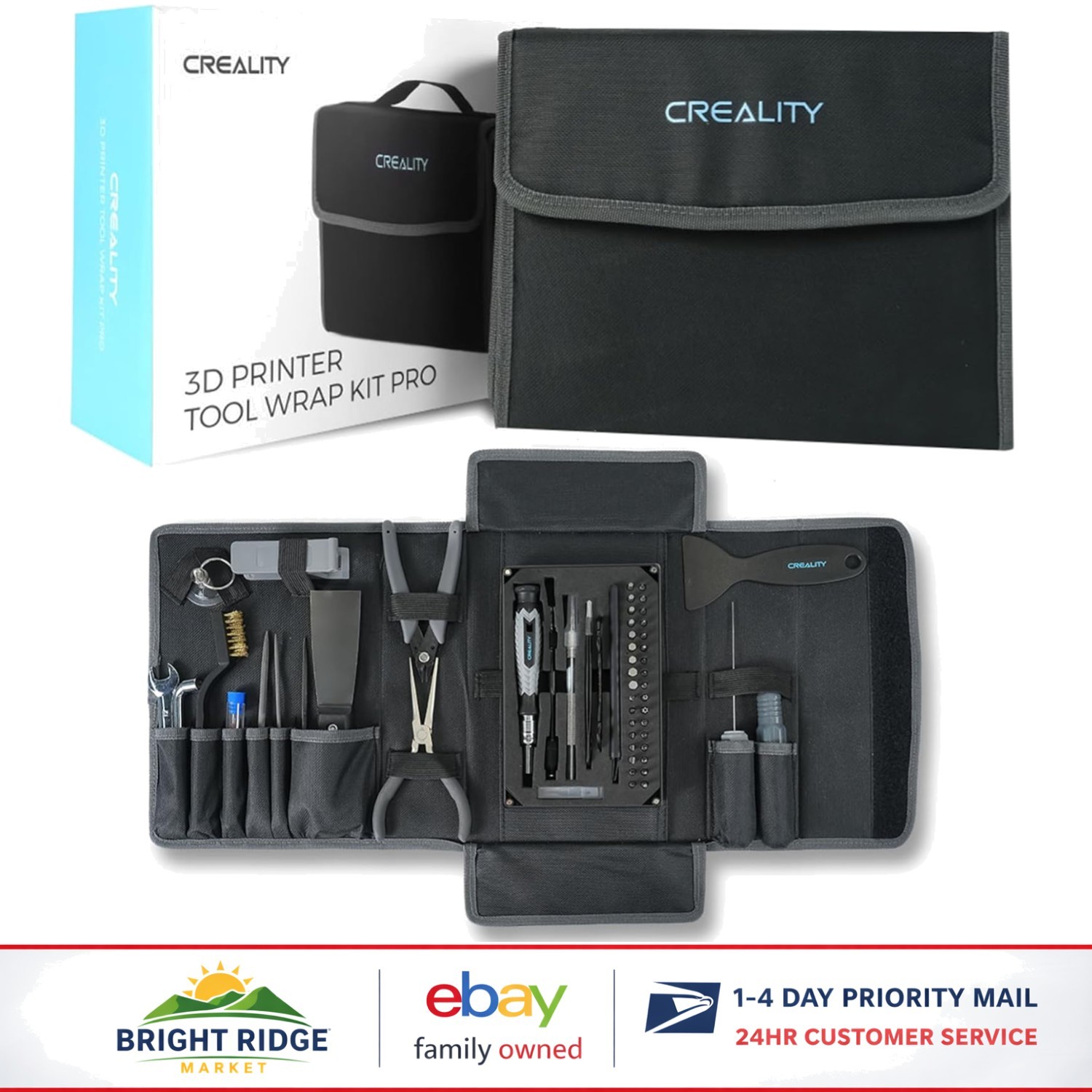 Multi-Functional 3D Printer Tool Kit for Model Handling and Finishing Tasks