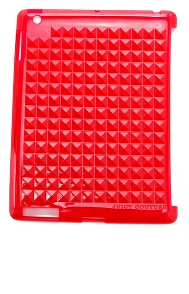 JUICY COUTURE RED GINGER POP PYRAMID GELLI CASE FOR 9.6" IPAD ORG. $68 BNWT MINT