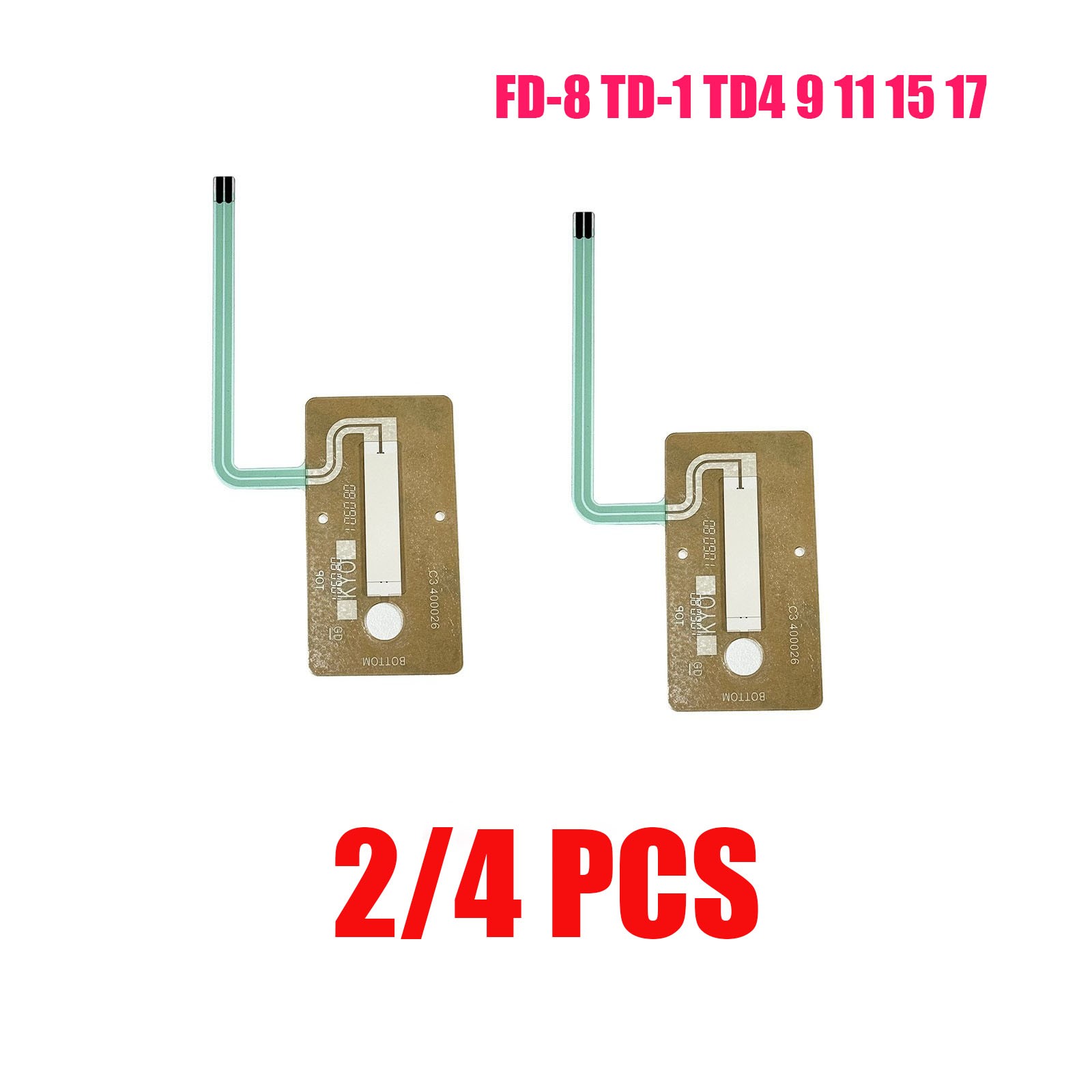 2/4PCS Roland Fits for FD-8 TD-1 TD9 9 11 15 17 Hi Hat Sheet Sensor Durable