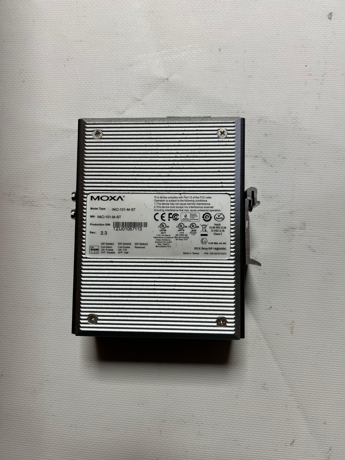 MOXA IMC-101-M-ST Rev 2.3