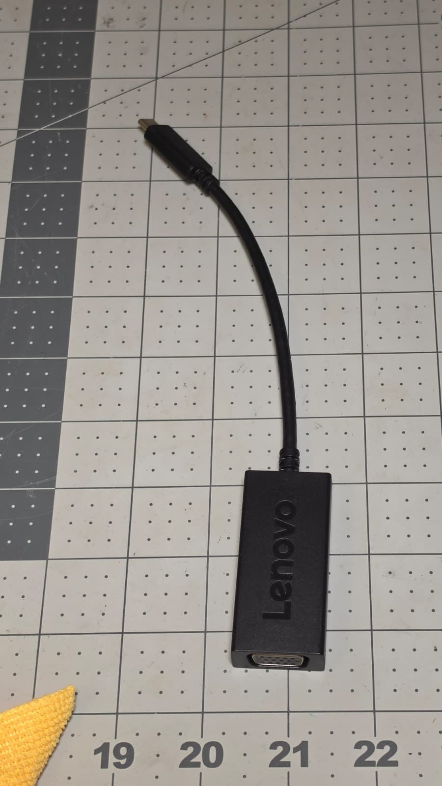 Genuine LENOVO USB-C TO VGA Adapter For Ext Display, RTD2166-CG3 FRU 01FJ246