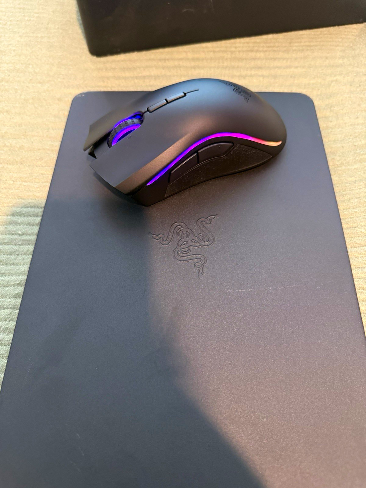Razer Mamba Wireless Optical Rechargeable Gaming Mouse w/ Dock & Mouse Pad