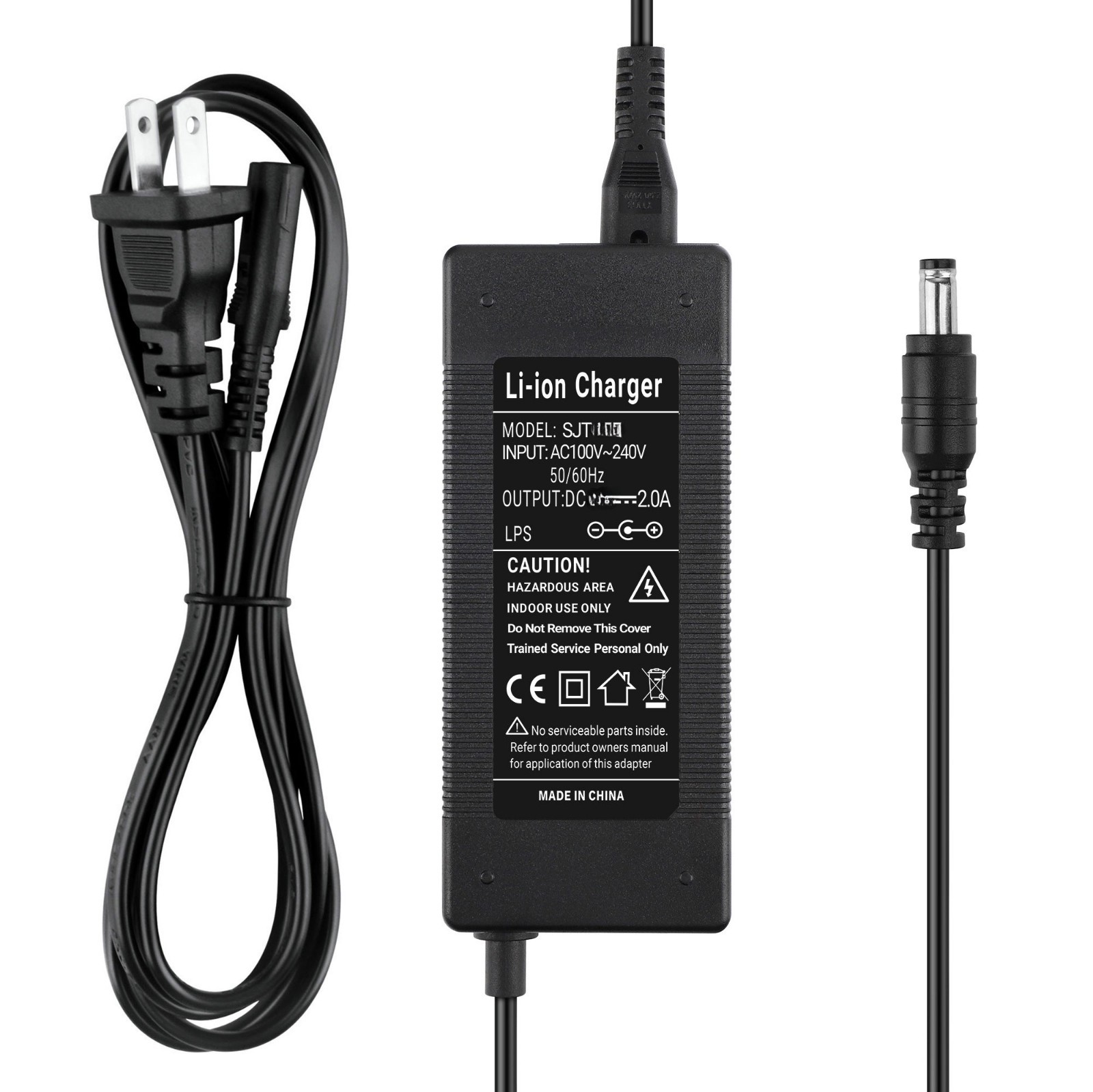 42V 2A AC Adapter Charger For GOTRAX FY0424200850 42V 0.85A HOVERBOARD SCOOTER