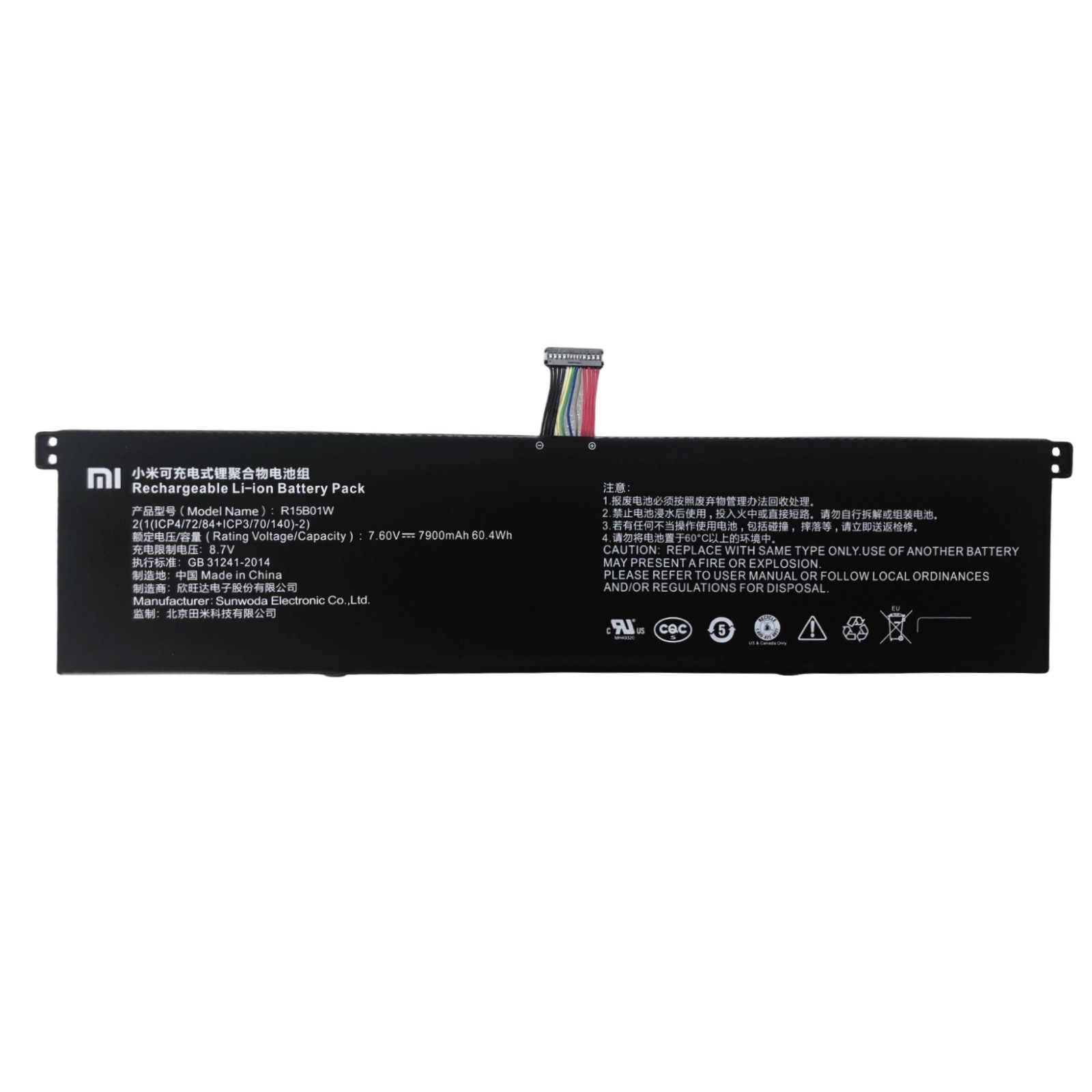 Genuine R15B01W OEM Battery for Xiaomi Mi Pro 15.6 INCH TM1701 171501-AQ/AL/AF