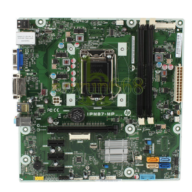 One HP Pegatron LGA 1150 DDR3 IPM87-MP Intel H87 Motherboard