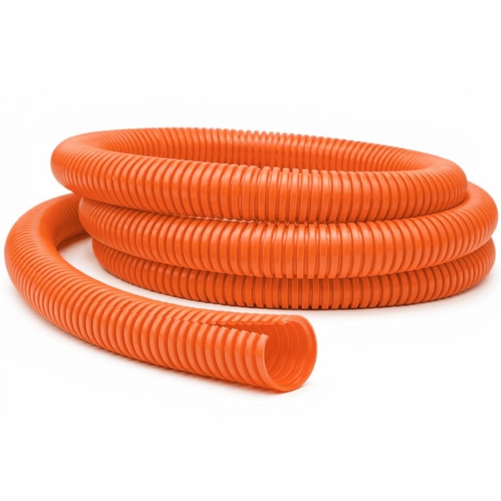 Kable Kontrol Colored Split Wire Loom Tubing 1/2” Inch 25 Ft Long  Orange Wir...