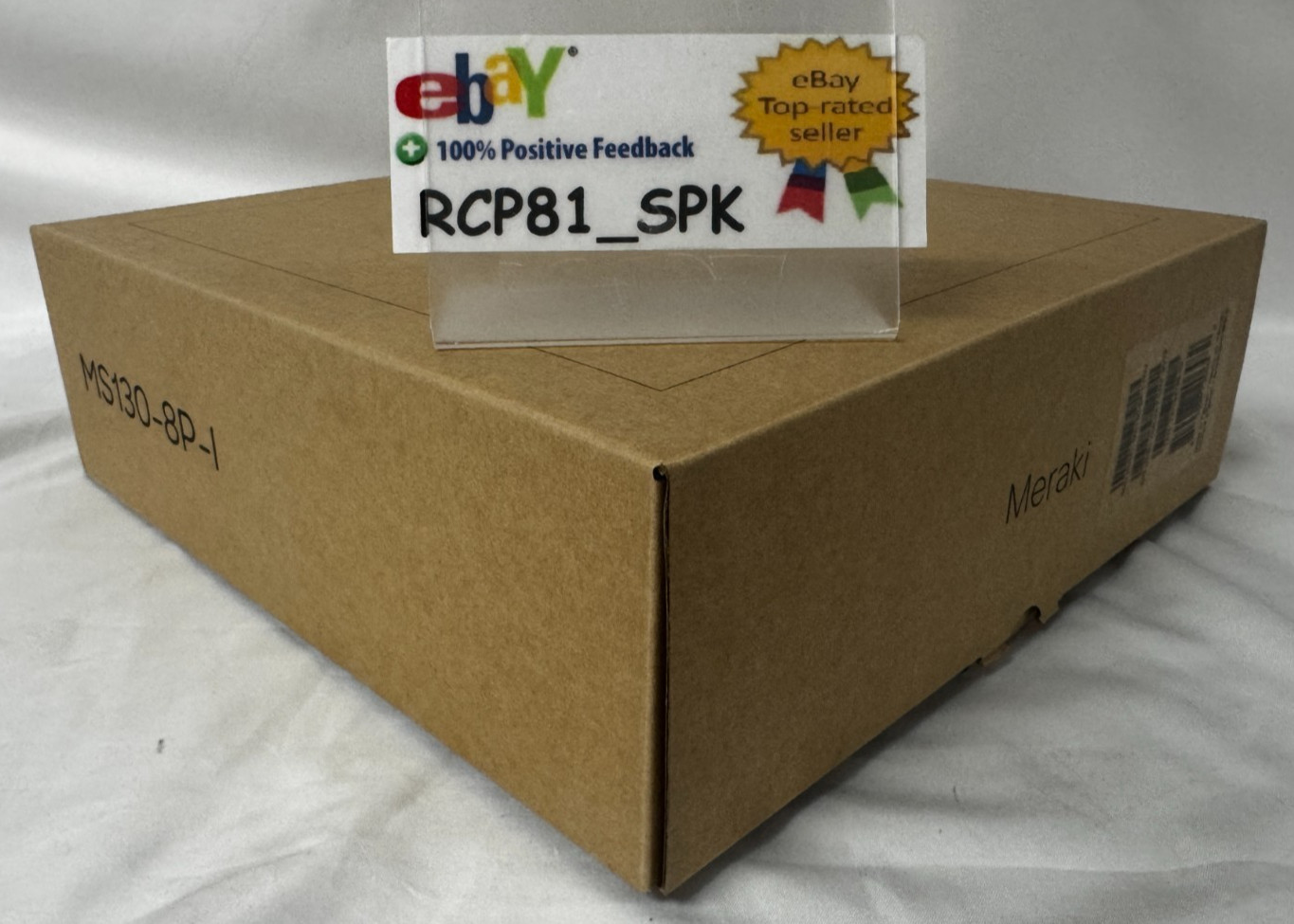 Cisco Meraki MS130-8P-I-HW PoE+ Switch Unclaimed + AC Cord FREE FedEx Overnight