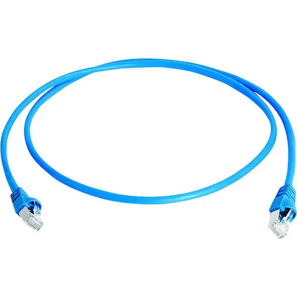 Telegärtner 100009129 RJ45 Network Cable, Patch Cable CAT 6A S/FTP 50.00m Blue R