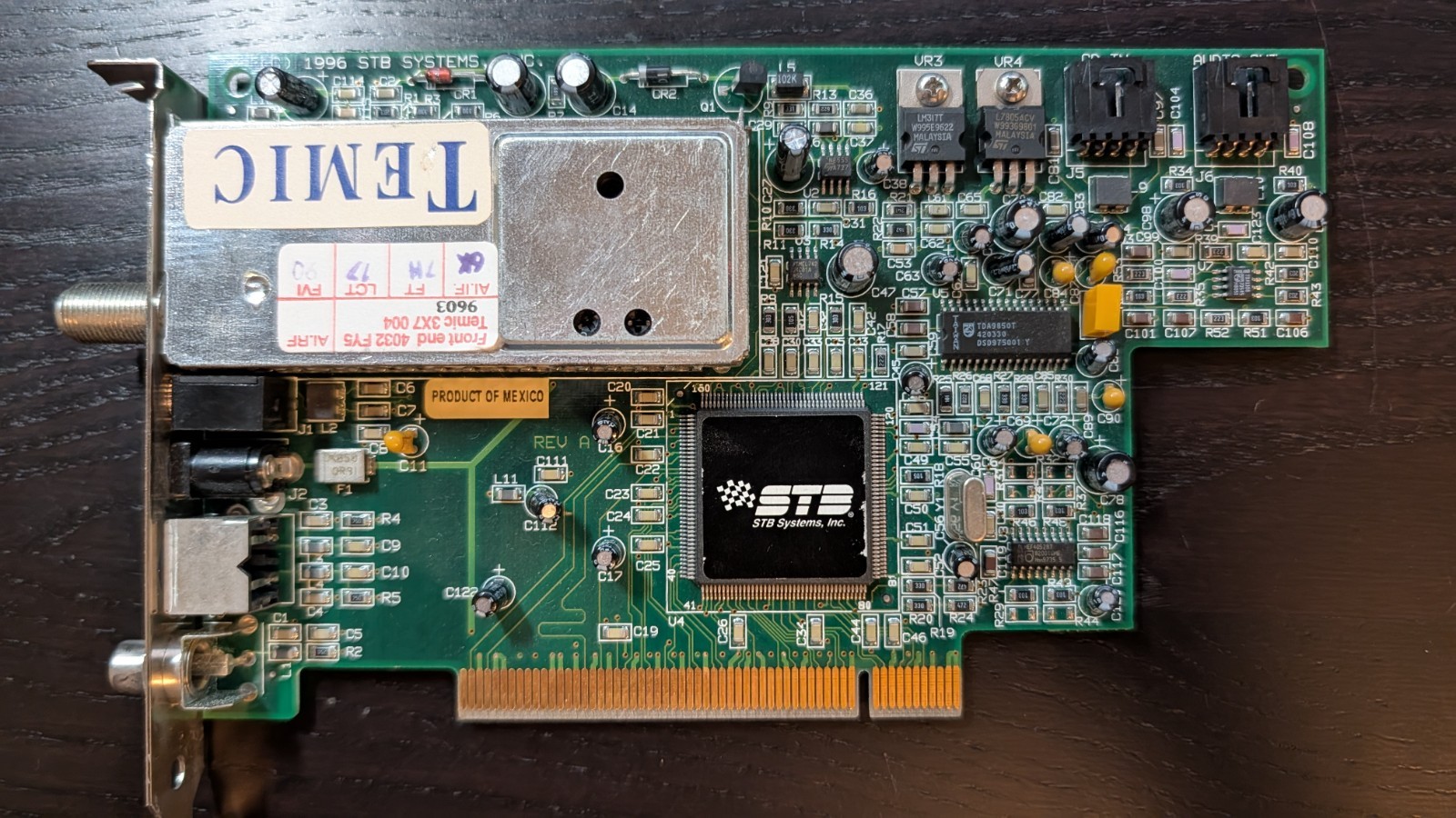 Vintage STB Systems 210-0337-001 Tv Tuner Card