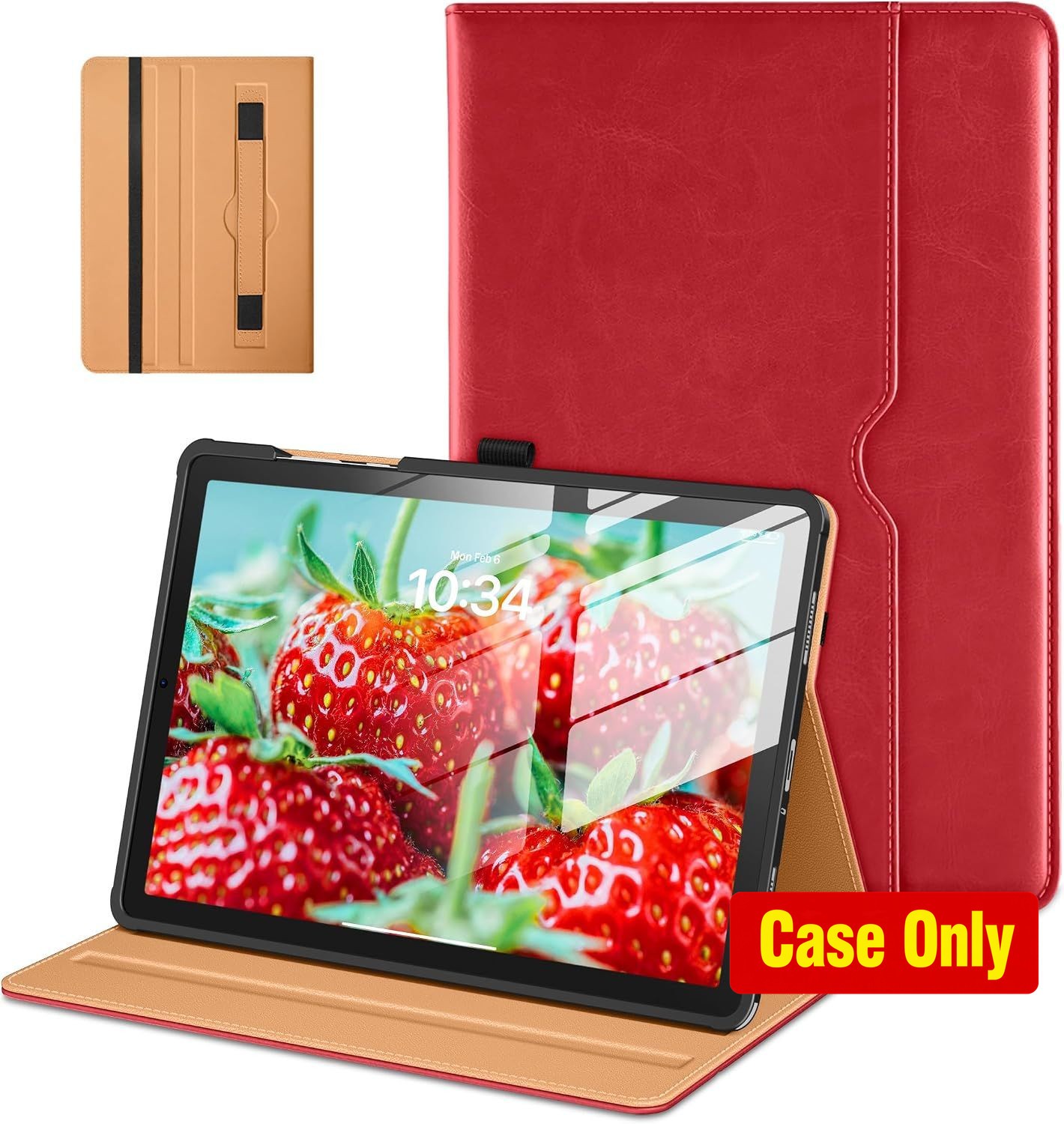 Case for 11 inch Samsung Galaxy Tab A11 Plus, Red, Durable Shockproof Cover